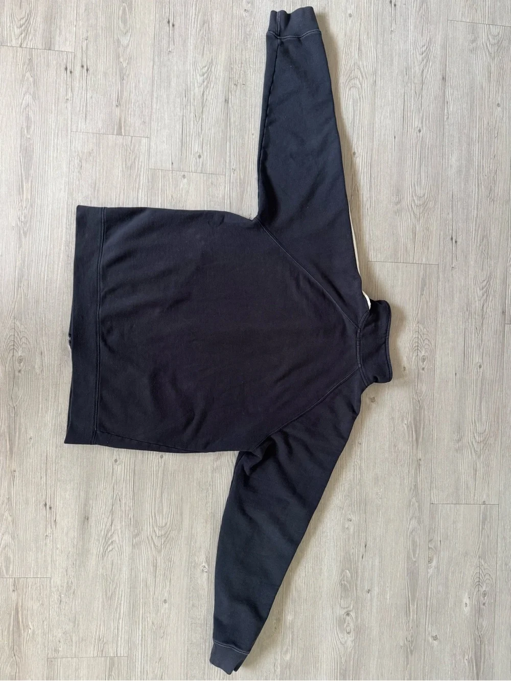 Vintage Ireland Zip-Front Black  Track Jacket with Green Trim